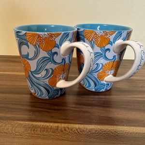 Lilly Pulitzer coffee mugs